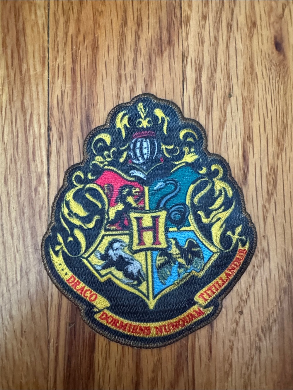 Embroidered Hogwarts Crest Patch - Multicolor, Harry Potter